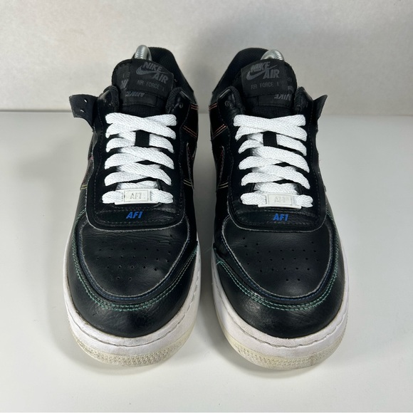 Nike Air Force 1 Shadow Rainbow Pride LGBTQ Black Shoe DJ5998-001; Womens Size 9 - Picture 11 of 16